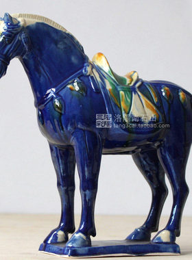 摆件纯手工制作祝福陶瓷中式客厅