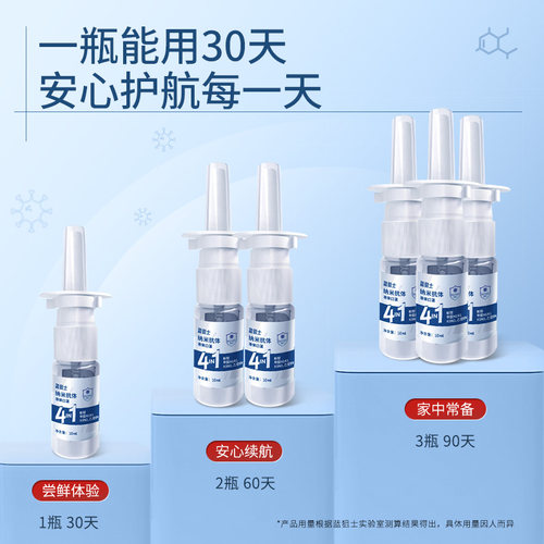 蓝帆蓝狙士2025款4合1纳米抗体鼻腔液体喷雾成人学生家庭户外顺丰-图3