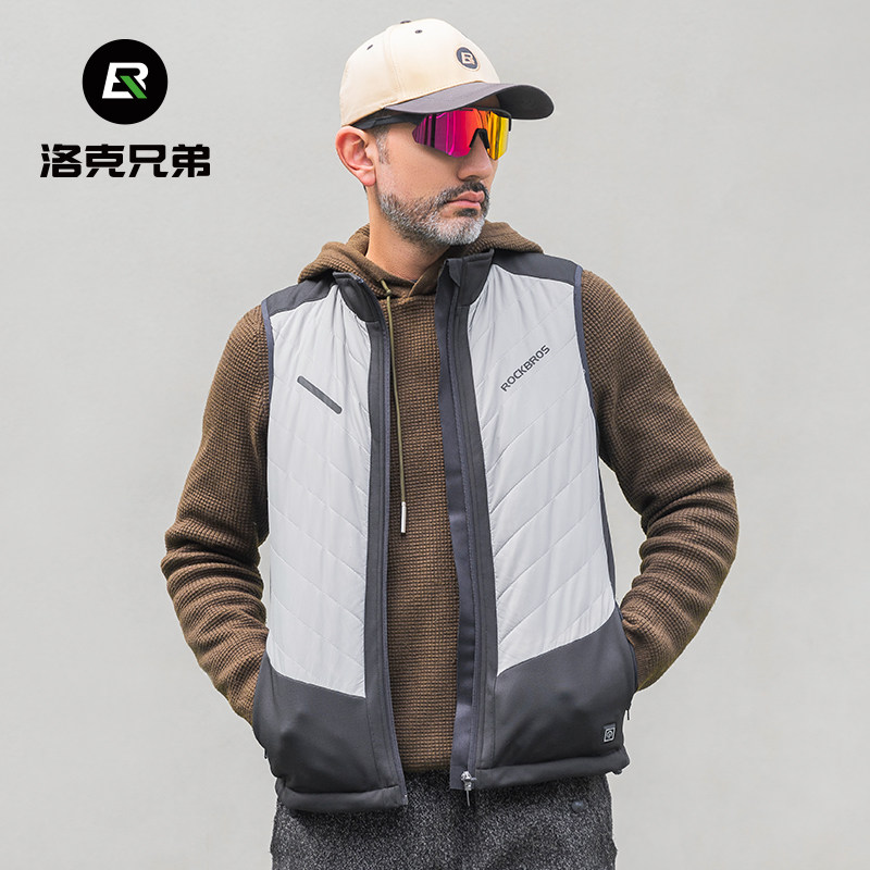 洛克兄弟电加热马甲摩托车骑行服 洛克运动户外骑行服