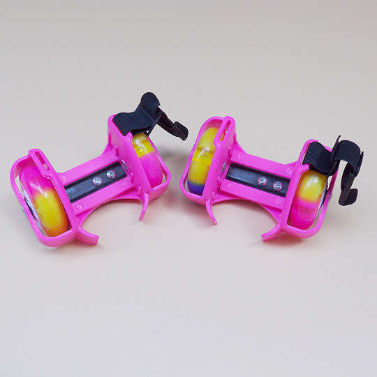 Enhanced version of PU hot roller skates, student heelys shoes, children's star roller skates, smooth wheels, walking shoes tool