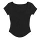 ແຂນສັ້ນ Pure Desire Thin Design Threaded Cotton Women's Slim Fit