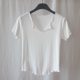 ເສື້ອຍືດແຂນສັ້ນ Slim Fit Modal Fungus Practice Dance T-Shirt