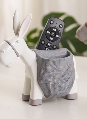 驴摆件装饰品笔筒桌面家居装饰品