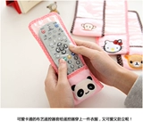 Мультяшный телевизор, пульт, силиконовый защитный чехол, водонепроницаемая сумка для хранения, защита при падении