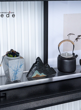 动物马书柜马摆件铁艺新中式