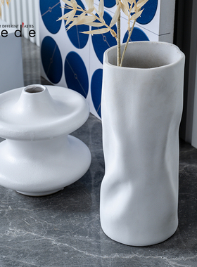 舍得艺品陶瓷摆件简约风玄关组合