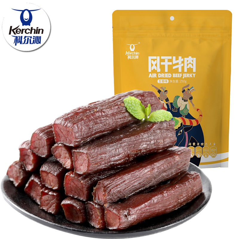 科尔沁牛气哄哄风干牛肉250g*2手撕休闲零食-图3