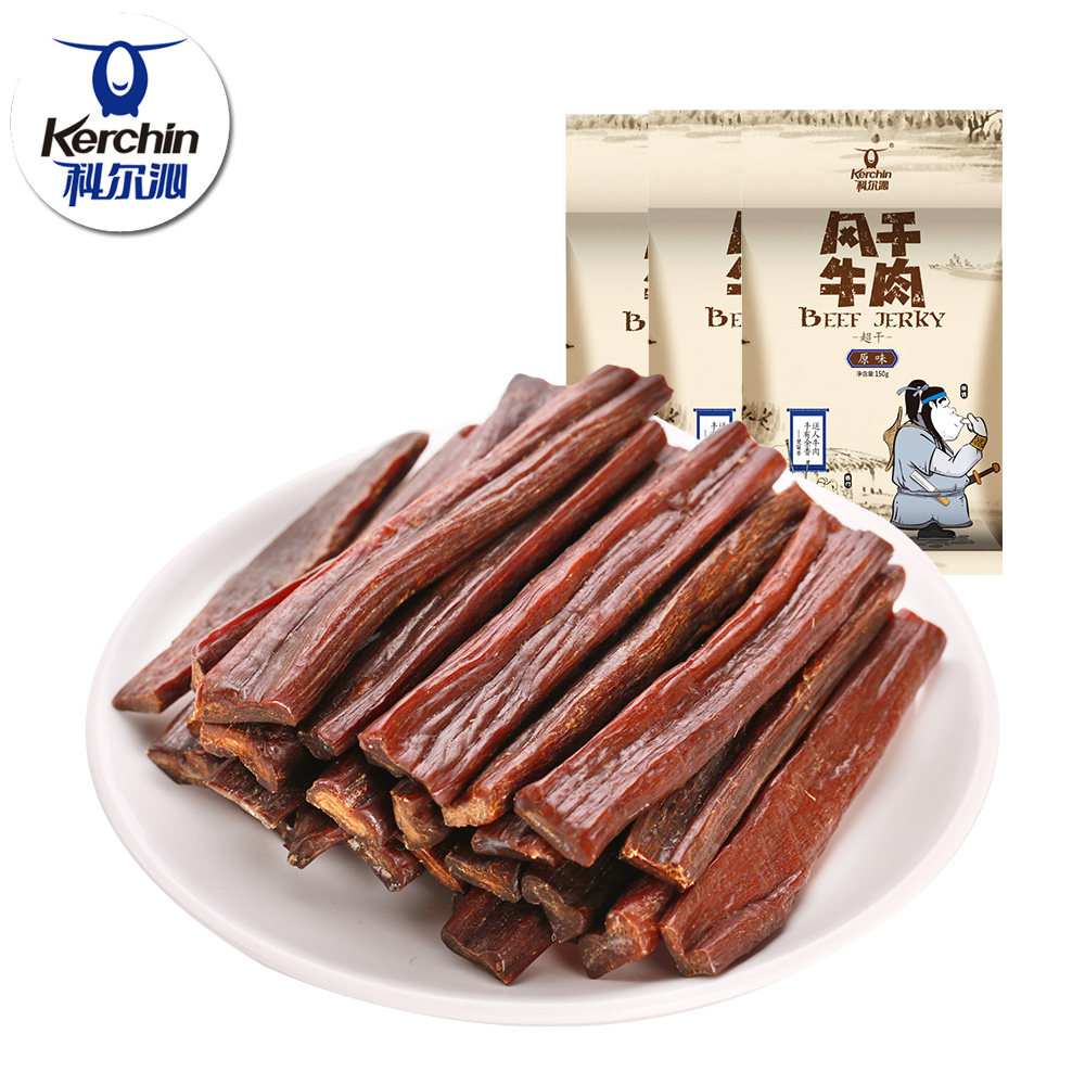 科尔沁风干超干牛肉150g风干牛肉干 科尔沁食品牛肉类
