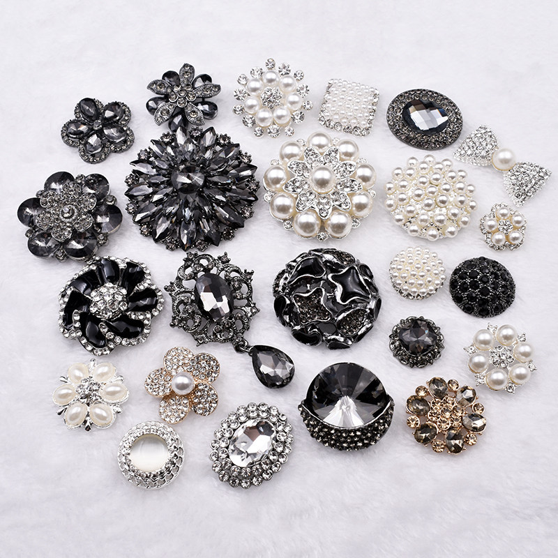 高档胸针珍珠镶钻纽扣貂皮皮草呢大衣扣子水晶钻石金属装饰扣钮扣,淘宝优惠券,粉丝福利购,淘宝优惠卷