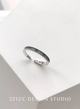 复古做旧麻花开口戒指潘家同款