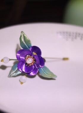 缠花胸针古风复古/宫廷