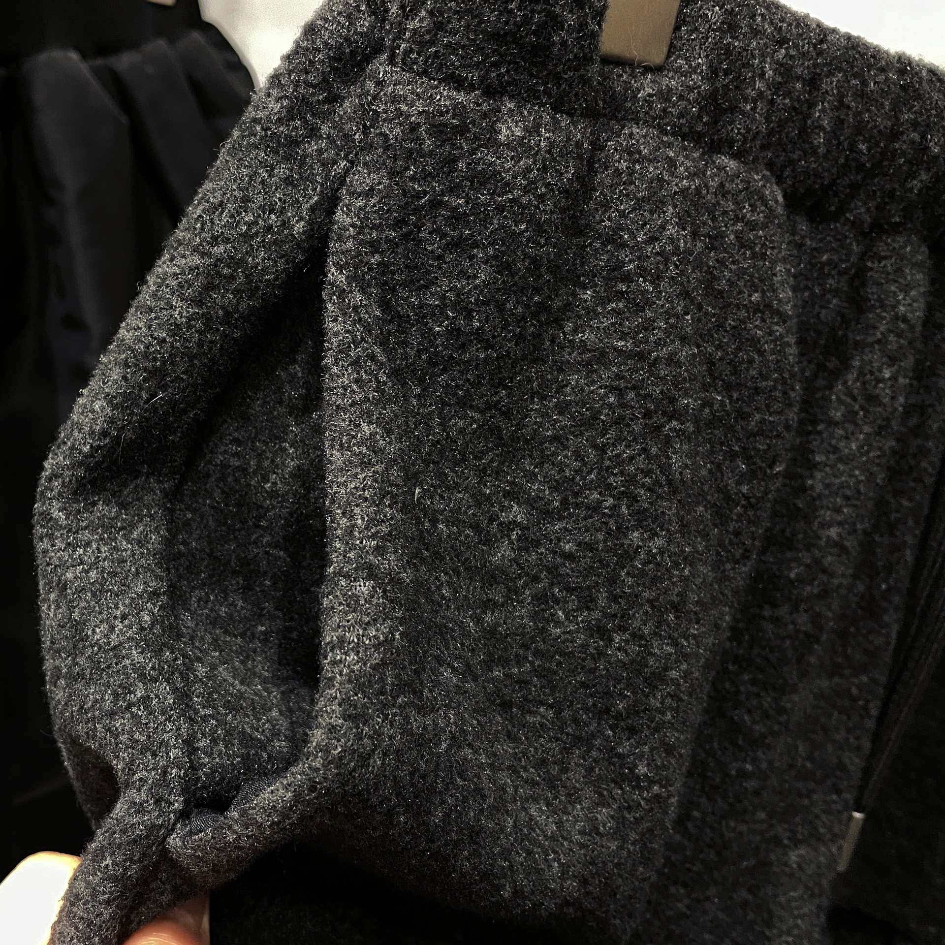 木耳花边加绒加厚毛呢短裤女冬韩系休闲宽松抽绳松紧腰阔腿裤口袋,淘宝优惠券,粉丝福利购,淘宝优惠卷