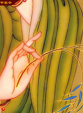 佛堂装饰中堂三联画客厅玄关装饰画佛像观世音菩萨画像供奉画挂画