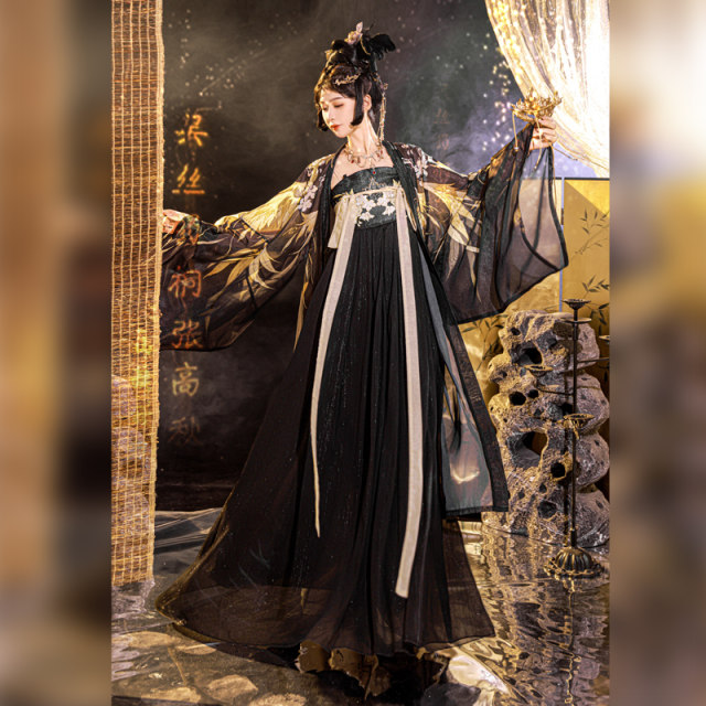 Original Tang-made Myrobalan Skirt Stage Show Hanfu