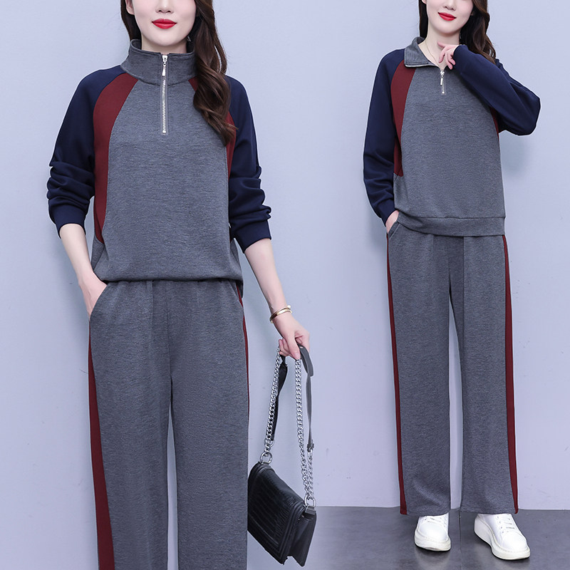 洋气妈妈秋装时尚套装2025新款洋气中老年女装宽松卫衣运动两件套,淘宝优惠券,粉丝福利购,淘宝优惠卷