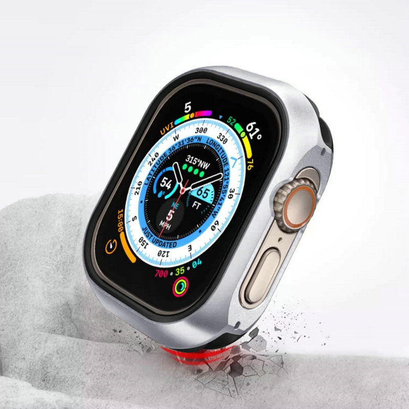 适用苹果手表ultra金属壳iwatch789运动保护壳apple watch456防摔 - 图1