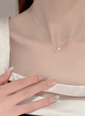 爱心项链小众设计气质百搭