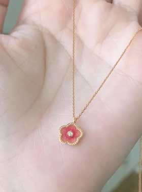 2026年新款桃花女甜美锁骨链