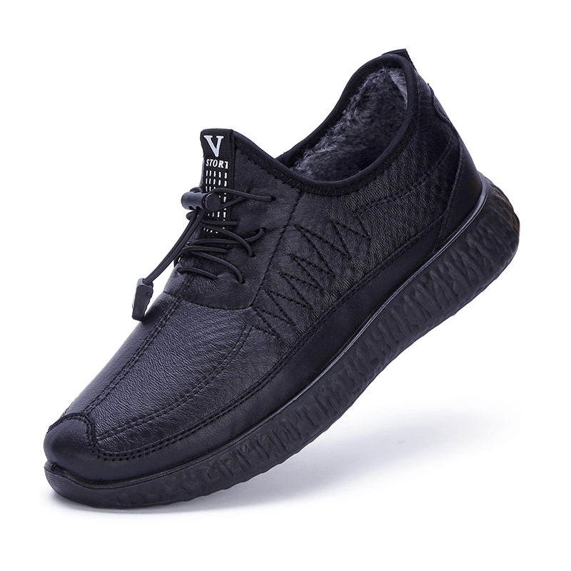 冬季老北京男棉鞋时尚加绒软底布鞋 飞亚陆宝布鞋