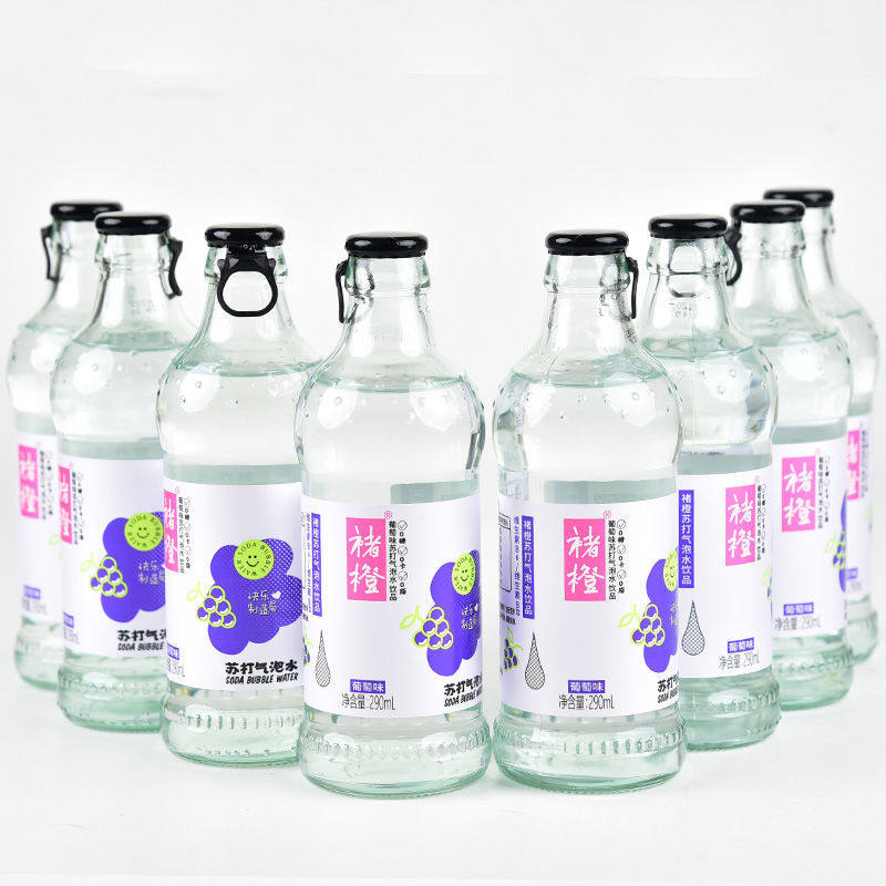 褚橙 橙花味蜜瓜味葡萄味苏打气泡水0糖0脂0卡290ml*8瓶装整箱,淘宝优惠券,粉丝福利购,淘宝优惠卷