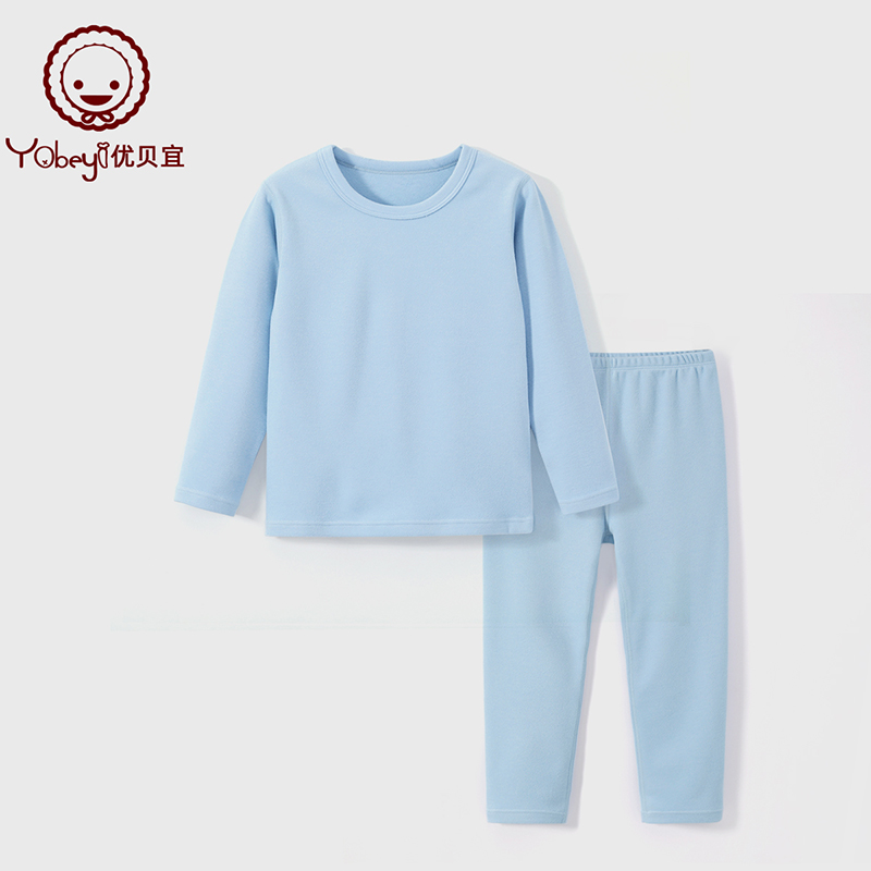 【滿300減100】優貝宜兒童保暖內衣男童女童秋衣加厚睡衣套裝_優貝宜旗艦店_童裝_嬰兒裝_親子裝