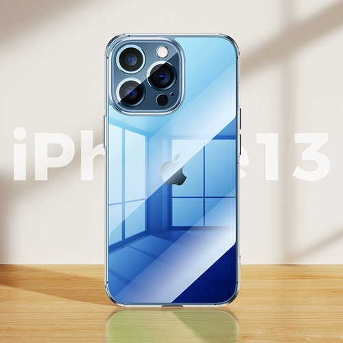 Apple, iPhone 13, чехол для телефона, прозрачный стеклянный защитный чехол, объектив, 13promax, iphone, защита при падении, популярно в интернете, женский стиль