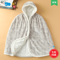 Libabies House Men And Womens Baby Winter Cloak Windproof Autumn Winter New Baby Thickened Flannel Cloak Gift Box Delivery