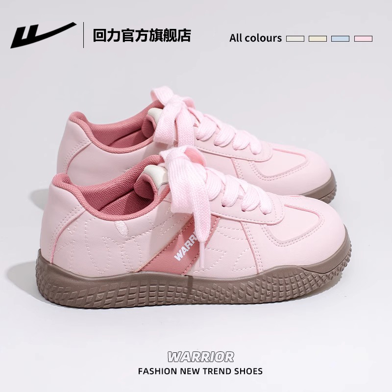 回力官方旗舰店帆布鞋女2025新款秋季泡芙鞋德训鞋子女鞋板鞋女款 - 图2