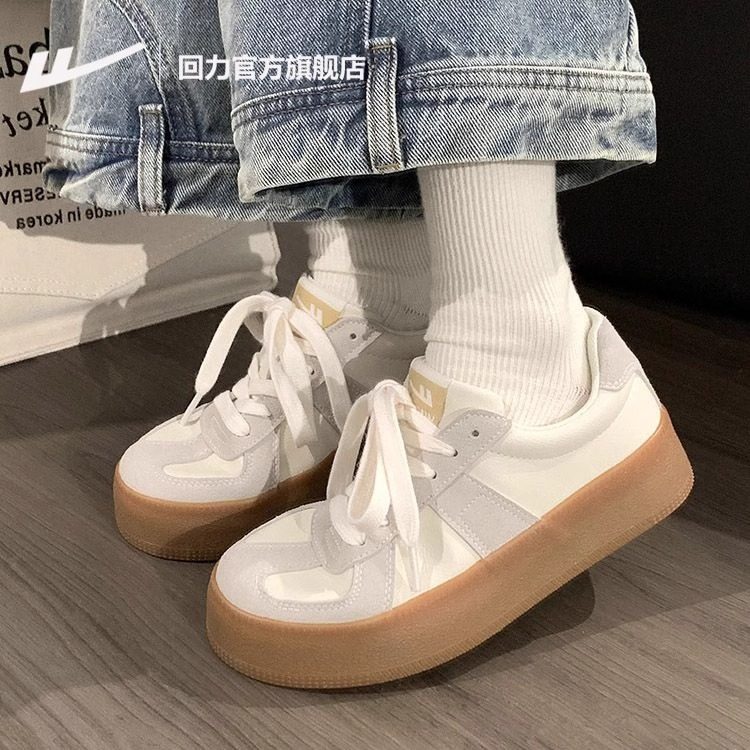 回力官方旗舰店厚底板鞋女鞋复古德训鞋春季新款情侣鞋休闲帆布鞋,淘宝优惠券,粉丝福利购,淘宝优惠卷