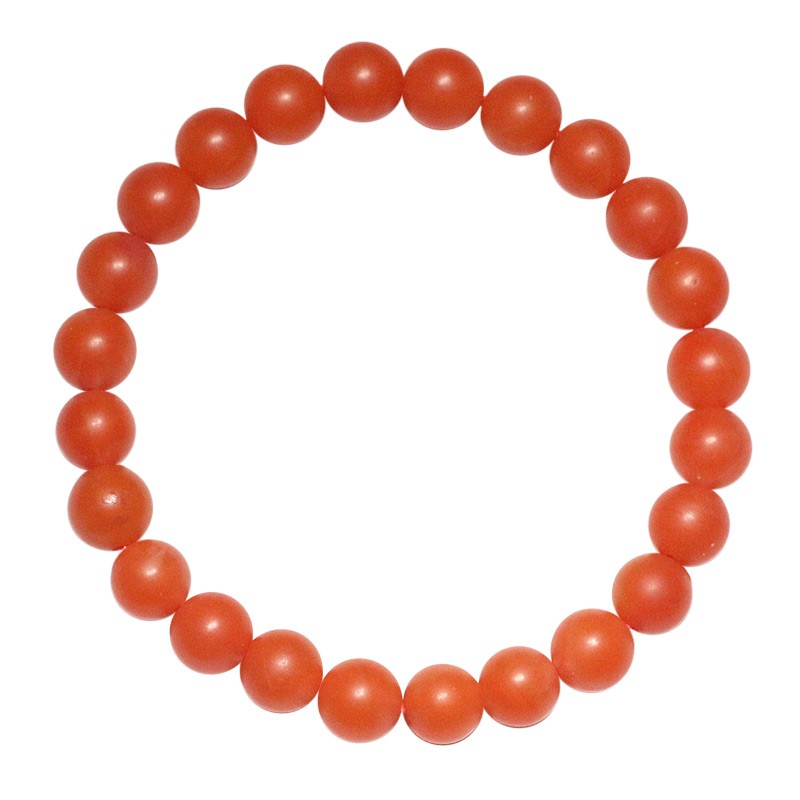 珂拉咪 天然满肉满色保山南红玛瑙手链女款 手串饰品礼物收藏系列 - 图3