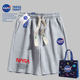 NASA co-branded shorts outdoor fashion brand casual