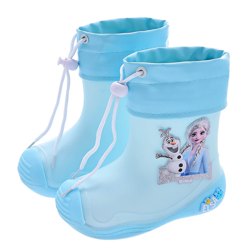 夏季儿童雨靴女童防滑软底中小童防水卡通水鞋宝宝爱莎公主雨鞋,淘宝优惠券,粉丝福利购,淘宝优惠卷