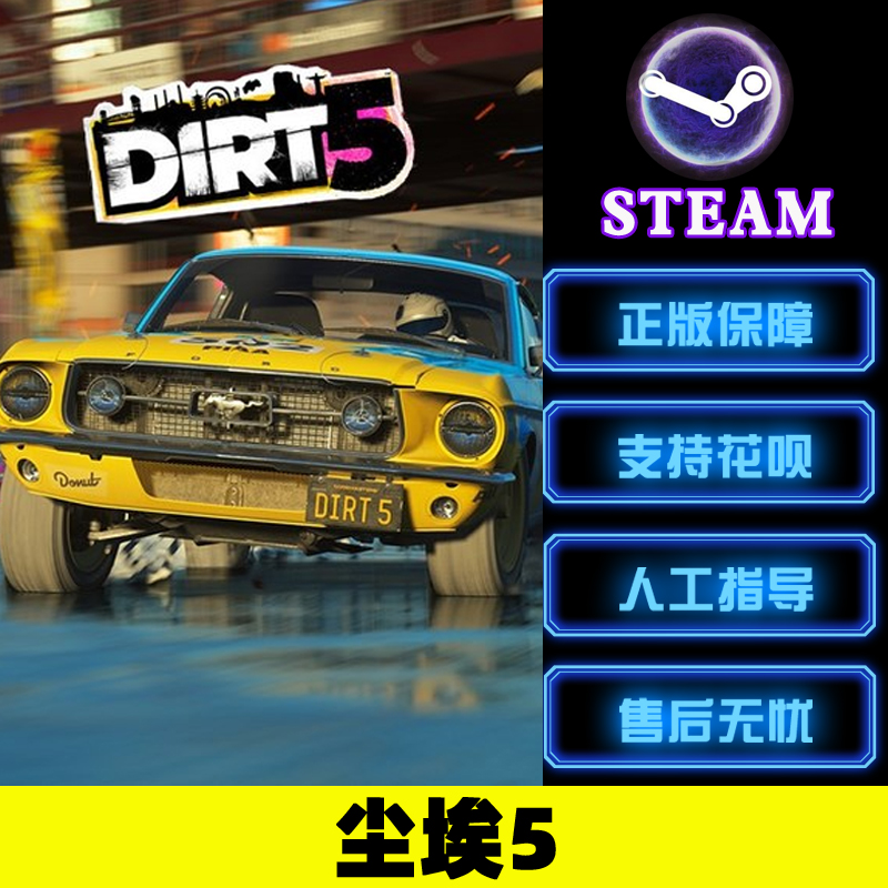 PC正版steam游戏 DIRT 5 尘埃5 赛车游戏 竞速 冒险 体育 - 图0