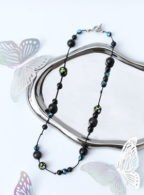 汤圆和大帅黑曜石琉璃天然