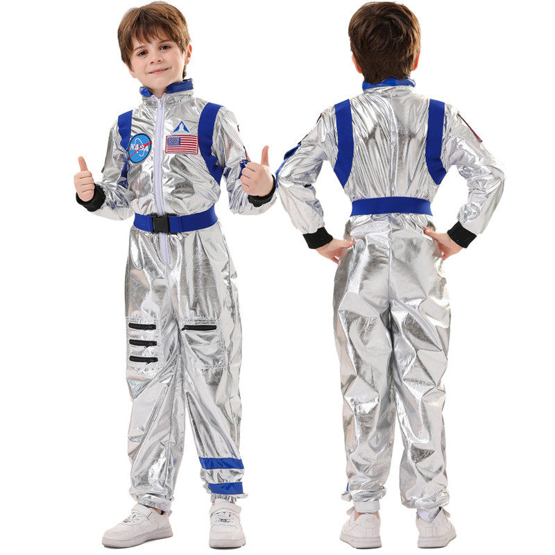 新款太空服宇航员表演服装儿童男女流浪地球角色扮演服饰舞台装扮