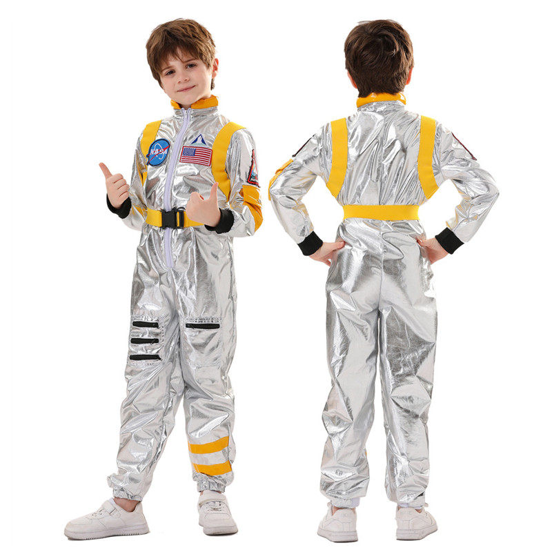 新款太空服宇航员表演服装儿童男女流浪地球角色扮演服饰舞台装扮