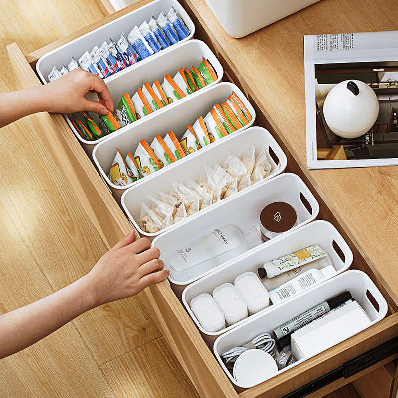 居家抽屉PP5收纳盒手机壳杂物收纳衣柜长条内衣裤袜子收纳盒JC,淘宝优惠券,粉丝福利购,淘宝优惠卷