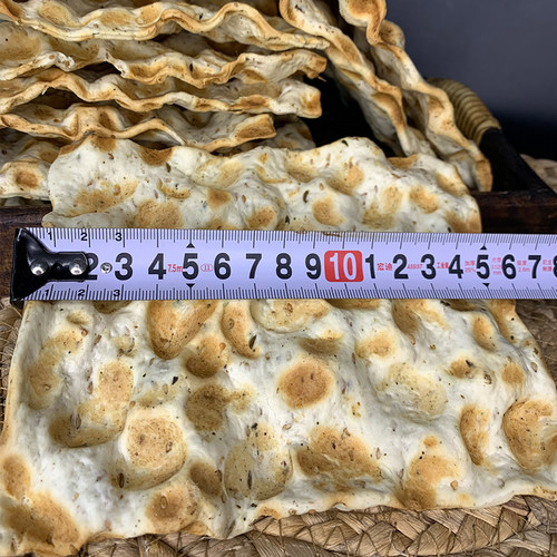 陕西特产蒲城杜毛女手工石子馍五香花椒茴香烤馍片石头饼干馍零食 - 图1