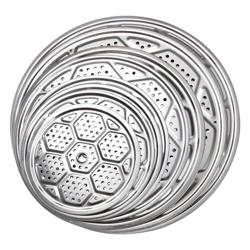 304不锈钢蒸架430加厚圆形蒸片商用包子蒸笼蒸锅篦子锅垫大盆底片,淘宝优惠券,粉丝福利购,淘宝优惠卷