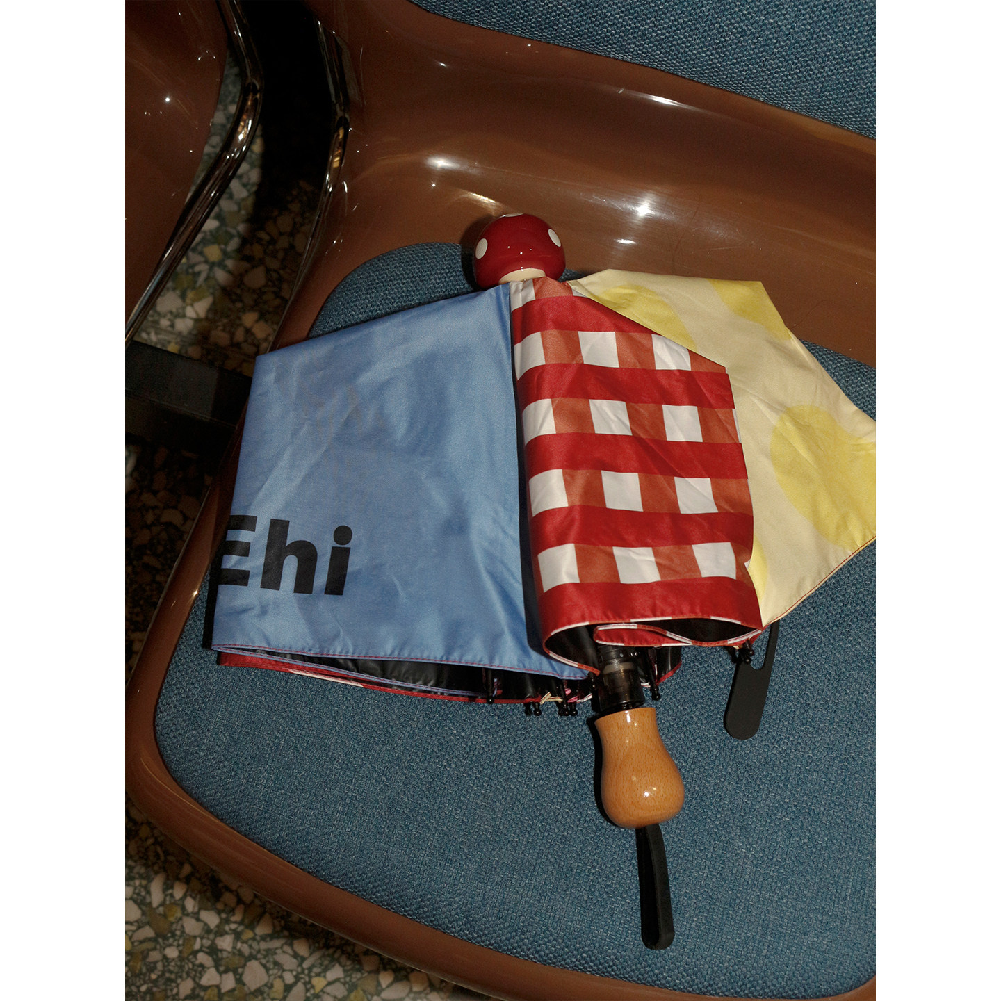 REhi （升级）自然郊游遮阳伞 原创趣味晴雨两用伞防晒黑胶雨伞