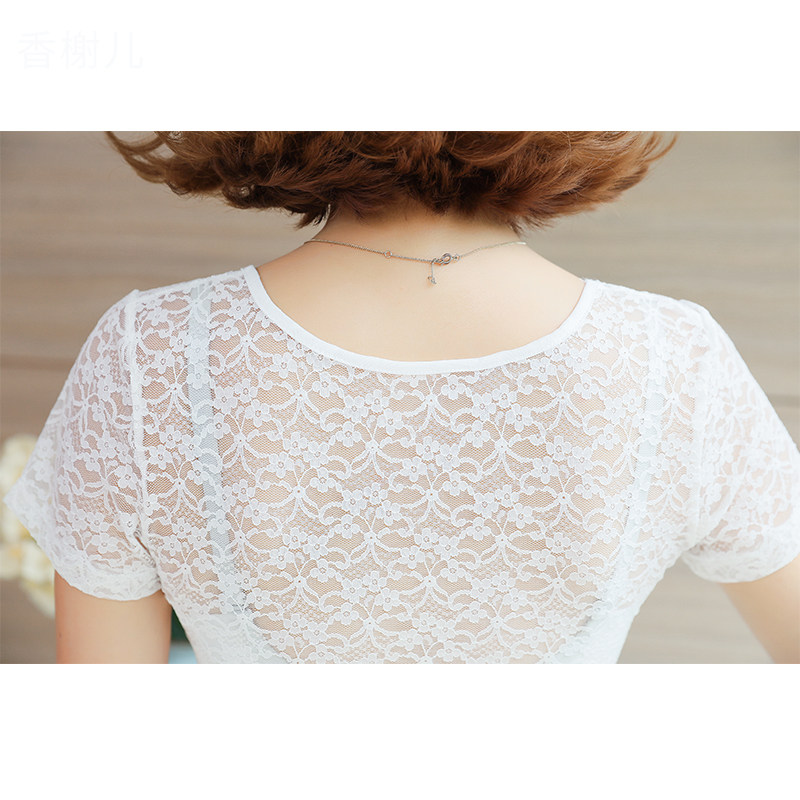 香榭儿蕾丝半身内搭薄款夏打底衫 香榭儿蕾丝衫/雪纺衫
