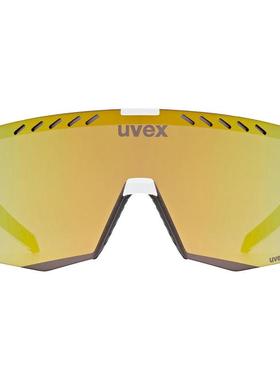 代购UVEX优维斯男女运动眼镜防雾防水抗紫外线高对比度视野白色