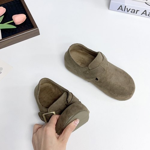 经典全包加绒勃肯鞋2025秋冬一脚蹬舒适百搭休闲平底单鞋 - 图2