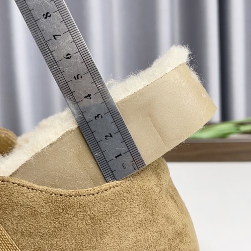 2025秋冬新款麦穗加绒勃肯鞋女一脚蹬懒人鞋舒适百搭休闲鞋 - 图3