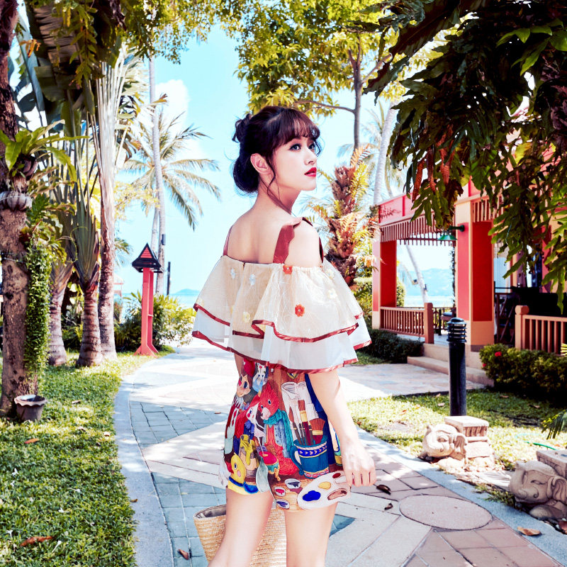 连体裤女泰国潮牌背带裤裙沙滩短裙 魅影仙女连衣裙