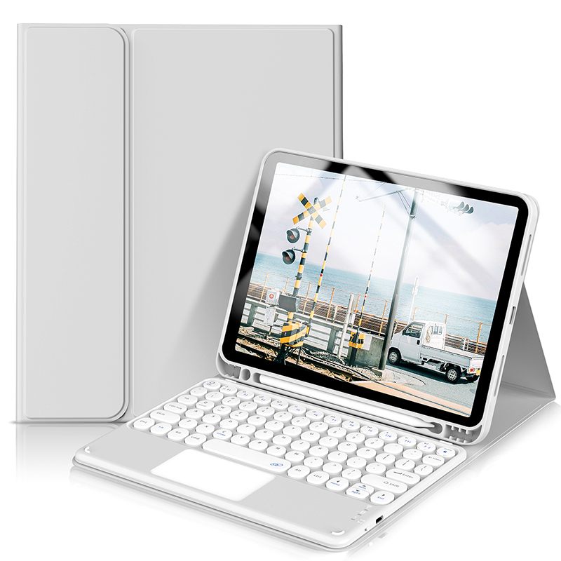 新款iPad键盘保护套air5保护壳iPad9九8蓝牙外接苹果pro11寸平板磁吸iPad10触摸板鼠标mini6带笔槽air4五12.9 - 图0