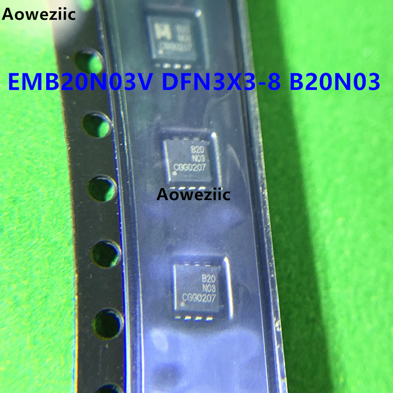 10个  EMB20N03V DFN3X3-8 B20N03 N沟道 30V 12A 场效应管 原装 - 图0