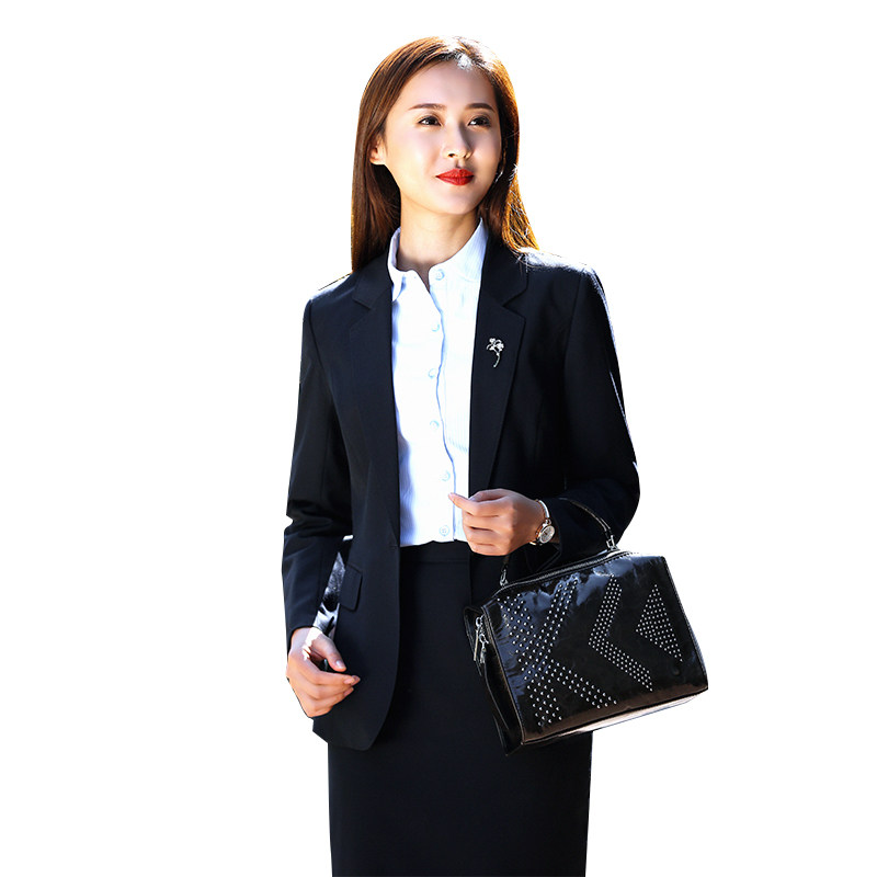 羊毛料工装气质工作服夏 韩茗雅服饰职业女裤套装