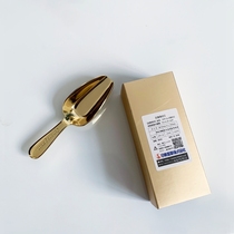 Spot Japan Import Day East Gold Plated Stainless Steel Tea Spade Metal Teaspoon Portable Tea Spoon Day Style Teaver