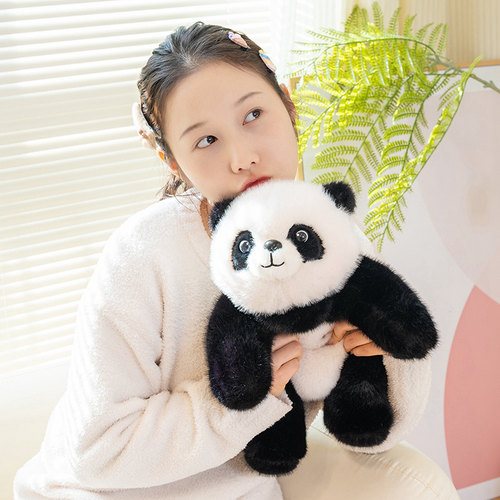 毛绒玩具趴趴熊可爱熊猫公仔抱枕抱抱熊玩偶娃娃大熊生日礼物女孩 - 图1